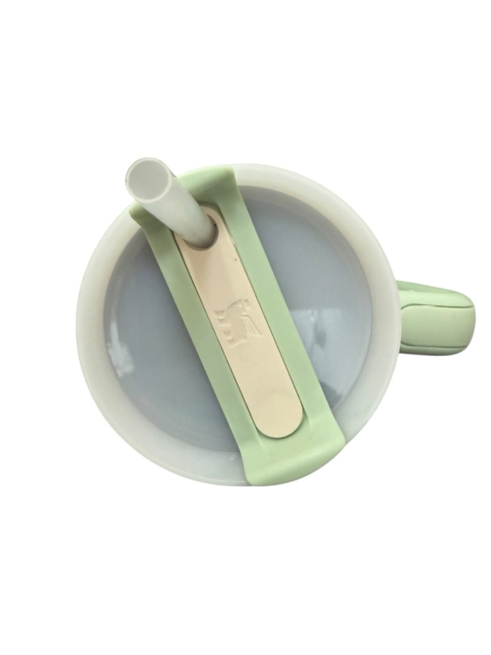 New! Stanley Mint Green Insulated Travel Mug with Handle and Straw Lid 40 oz - Picture 2 of 4